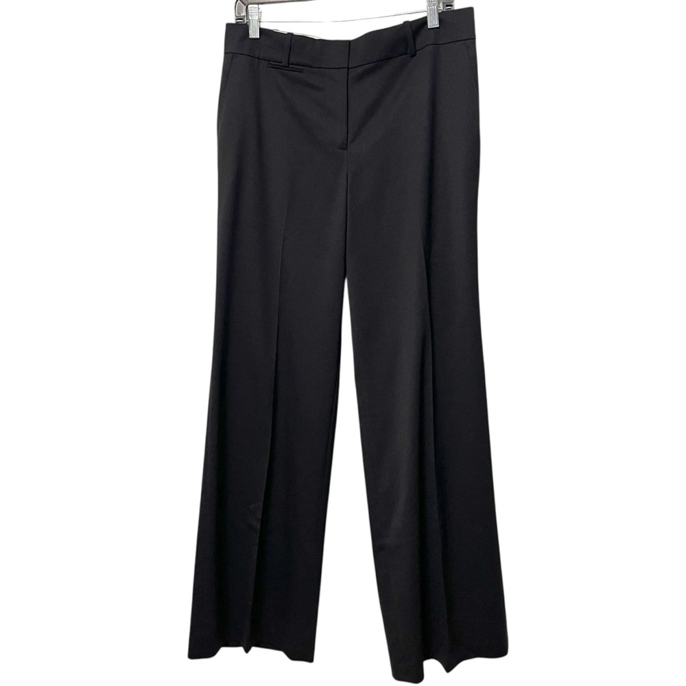 ANN TAYLOR Wool Blend Wide Leg Trouser Pants 8